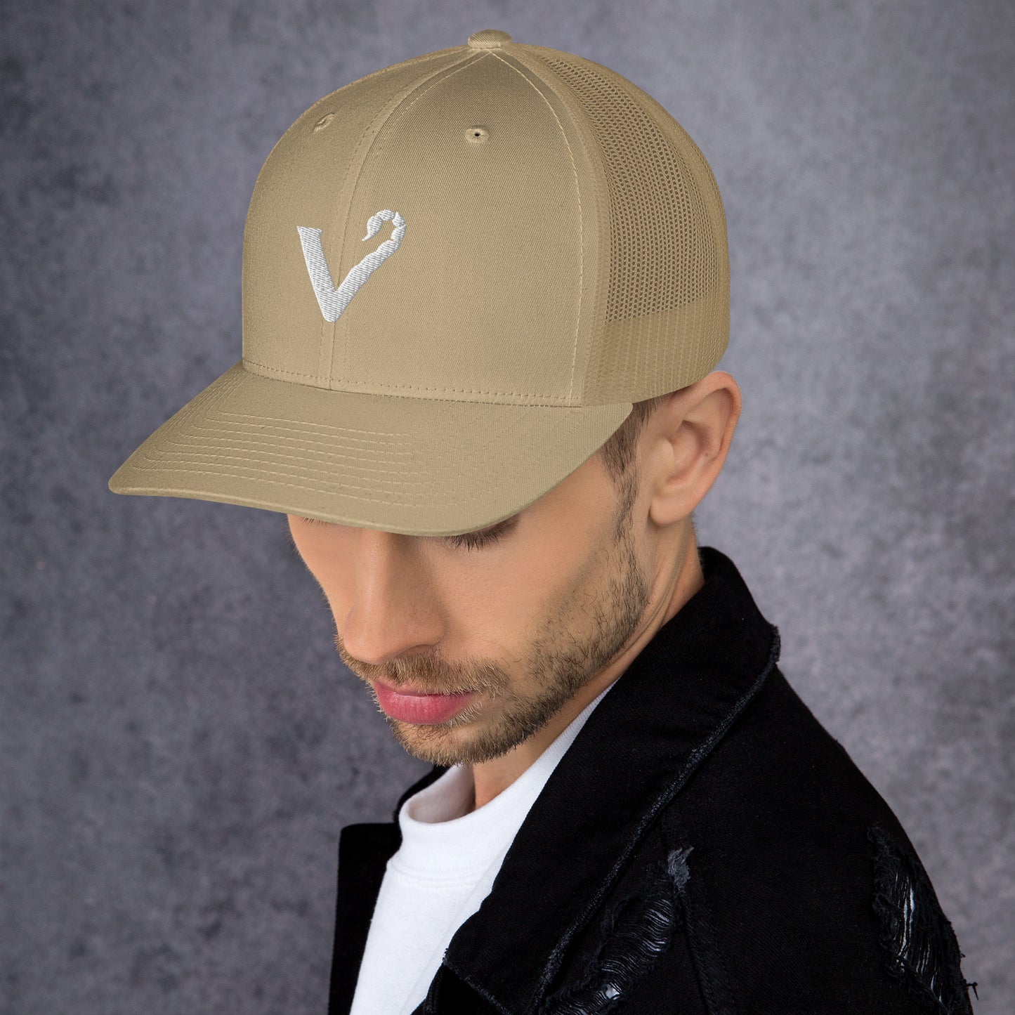 "V" Trucker Cap