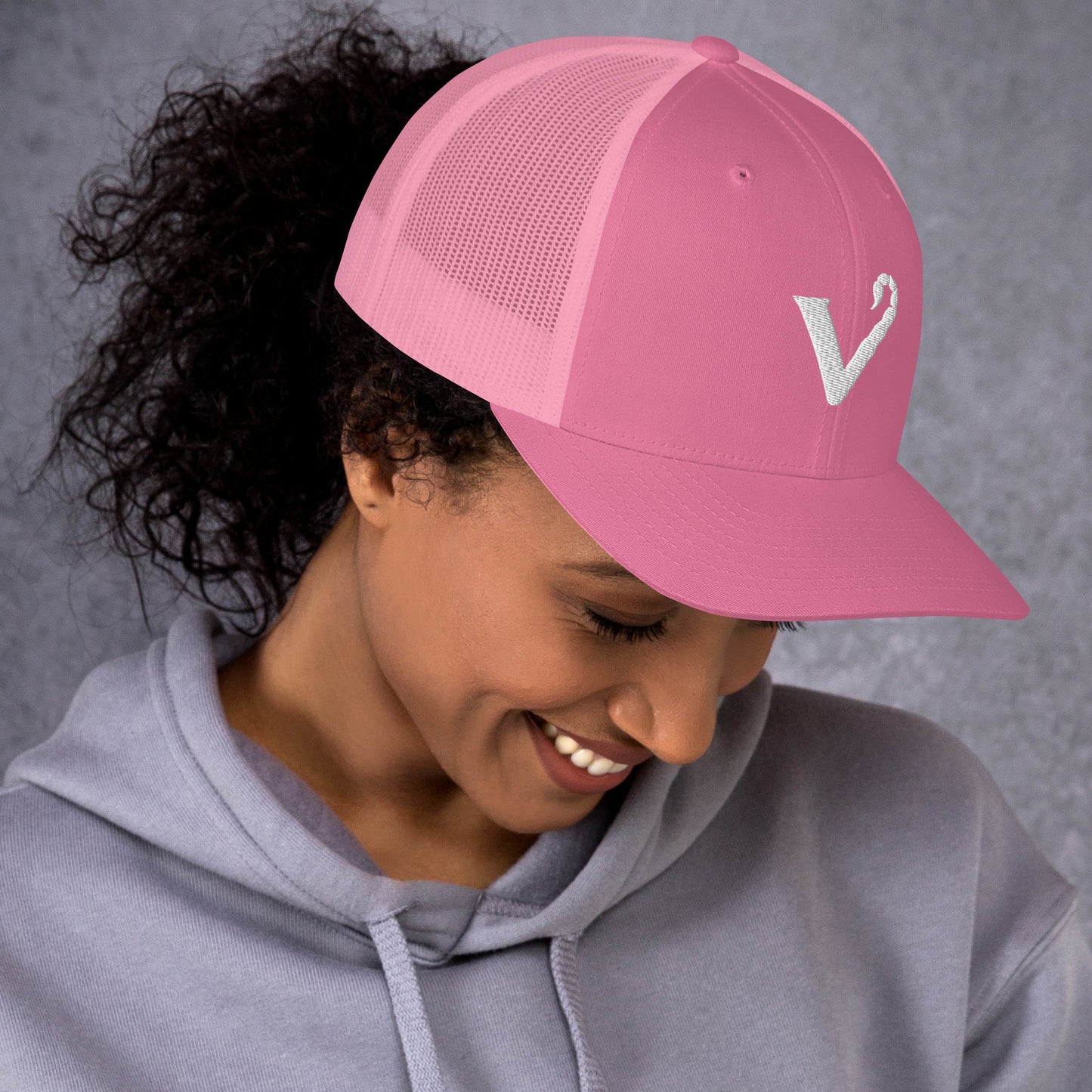 "V" Trucker Cap